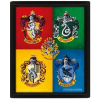 PYRAMID POSTERS Harry Potter: Colorful Crest - 3D obraz