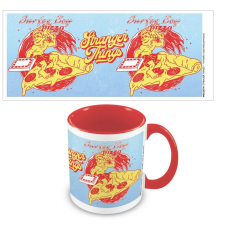Pyramid Stranger Things 4 (Surfer boy pizza) piros belsejű bögre bögrék, csészék