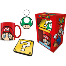 Pyramid Super Mario - bögre + kulcstartó + poháralátét (2474) bögrék, csészék