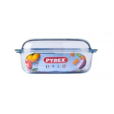 Pyrex 203003 Szögletes sütõtál+fedõ 4,3liter+2,2liter konyhai eszköz