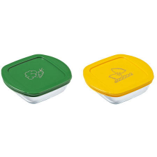  PYREX 913S571/7646 Ételtároló doboz szett, négyzet alakú, 2 db (3426470297738) uzsonnás doboz