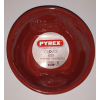 Pyrex Curves Red souffle (szuflé) tálka, kerámia, 9X4,5 cm, 203238