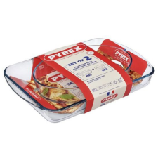 Pyrex Sütőtál készlet, 2 db, 3,7 l + 2,2 l sütés és főzés