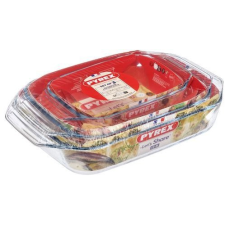 Pyrex Sütőtál készlet, 3 db, 1,4 l + 3 l + 4 l sütés és főzés