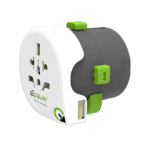 Q2 POWER UTAZÓADAPTER "QDAPTER USB" kábel és adapter