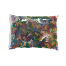 Q-BRiCKS 1000 db-os Építőkocka Készlet - Átlátszó Színek barkácsolás, építés