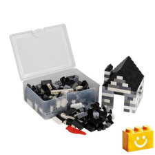 Q-BRiCKS | 250 db-os, 100% kompatibilis építőkocka készlet | házikó barkácsolás, építés