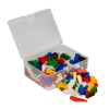Q-BRiCKS 250 Db-os Többszínű Építőkocka Készlet | Házikó (Q-BRiCKS, QBBOX-HMBS-BX250)