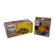 Q-BRiCKS® | 600 db-os vegyes sárga építőkocka készlet (alapkockák) barkácsolás, építés