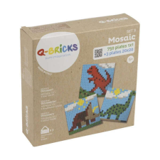 Q-BRiCKS® | Dinoszauruszos készségfejlesztő mozaik építőjáték készlet barkácsolás, építés