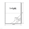 Q-CONNECT Leporelló 240 mm x 6"/4 pld/450 ív Q-Connect