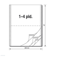 Q-CONNECT Leporelló 240 mm x 6"/4 pld/450 ív Q-Connect leporelló