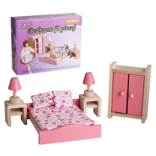 Q FA BÚTOR/HÁLÓSZOBA 6DB-OS fajáték