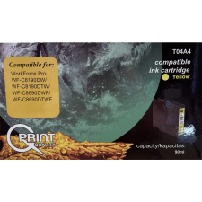 Q-PRINT (Epson T04A4) Tintapatron Sárga - Chipes (QPT04A4) nyomtatópatron & toner