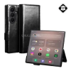 QIALINO Samsung Z Fold8 Ultra QIALINO tok álló, valódi bőr FLIP, asztali tartó, FEKETE (GP-193298)