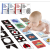 Qingtang Craft Vizuális észlelést fejlesztő képkártyák babáknak - kontrasztos fekete-fehér és színes képek ( Baby Visual Stimulus Cards)