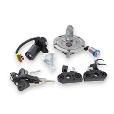 QJ-MOTOR SRK125S zárkészlet QJ-MOTOR Elektronika Gyújtás Gyújtáskapcsoló, zárszett egyéb motorkerékpár alkatrész