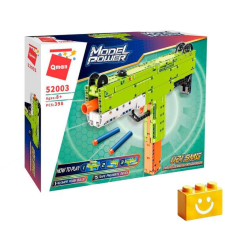  QMAN 52003 - UZI Játék géppisztoly - 100% technic-kompatibilis építőjáték barkácsolás, építés