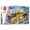 QMAN QMAN® 42108 | lego-kompatibilis építőjáték | 637 db építőkocka | 3-az-1-ben Csőrös kamion, Pick-up vagy Cross-autó – felhúzhatóak