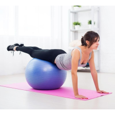 QMED Gimnasztikai labda Kék színben (185-200 cm testmagassághoz) fitness labda
