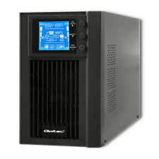 Qoltec 53042 1kVA/800W Vonalinteraktív Smart-UPS - Fekete (53042) szünetmentes áramforrás