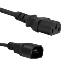 Qoltec C13 - C14 UPS tápkábel 5m (53899) kábel és adapter