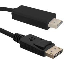 Qoltec DisplayPort v1.2 - HDMI kábel, 4Kx2K, 1m (50435) (50435) kábel és adapter