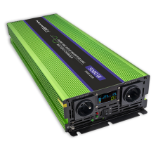 Qoltec Monolith Autós inverter (12V / 2500W) (51944) szünetmentes áramforrás