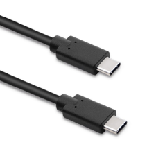 Qoltec Perfect Connection USB-C apa - USB-C apa 3.1 Adat és töltőkábel - Fekete (2m) kábel és adapter