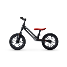 QPlay Racer Air Titanium futóbicikli, Black/Red lábbal hajtható járgány