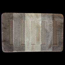 Quadrat Gold fürdőszobaszőnyeg 80x50cm barna sávos 1800gsm lakástextília