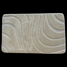 Quadrat Silver fürdőszobaszőnyeg 80x50cm bézs hullám 1700gsm lakástextília