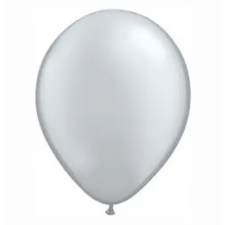 Qualatex Gumi Lufi - Egyszínű - Ezüst - 28cm ajándéktárgy