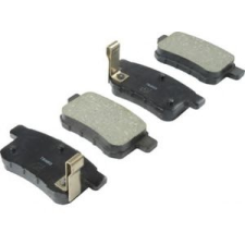 Quaro fékbetét készlet 93,6mm,akusztikus kopásjelzéssel,nissin fékrendszerű,hátsótengely fékbetét