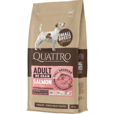 Quattro Small Adult No Grain Salmon (2 x 7 kg) 14kg kutyaeledel