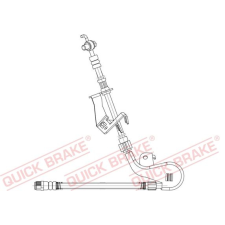 Quick Brake fékcső QUICK BRAKE 58.887X autóalkatrész
