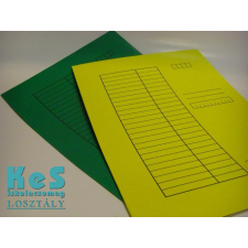 Quick fűzhető műanyag irattartók, 10 db, zöld lefűző