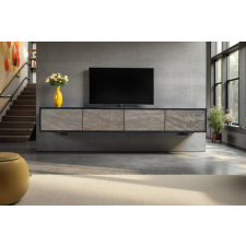Quillon Design függő TV asztal Quillon 200 cm természetes kőből bútor