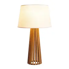 Quintiesse modern skandináv asztali lámpa slatted faipari elsqn-slatted-tlteak világítás