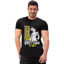 Quitting Is Not Acceptable - Super Saiyan - GYM Férfi Póló férfi póló