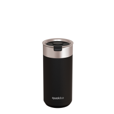 QUOKKA Boost kávés/teás pohár szűrővel 400ml - Carbon Black - Quokka jóga felszerelés