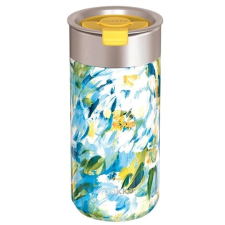 QUOKKA Boost termobögre szűrővel 400 ml, Blue Peonies termosz