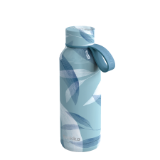 QUOKKA Hőtartó fémkulacs pánttal Solid - Blue wind 510 ml - Quokka jóga felszerelés