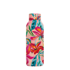 QUOKKA Hőtartó fémkulacs SOLID - Tropical Bloom 510ml - Quokka jóga felszerelés