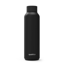 QUOKKA Solid Jet black fémkulacs 630ml - Quokka kulacs, kulacstartó