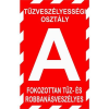  "A" tűzv.osztály - utánvilágító műanyag, 160*240mm