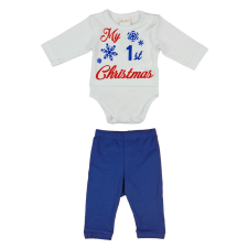 "My first Christmas" feliratos 2 részes karácsonyi baba szett babaruha szett