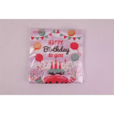 Qx Happy Birthday! szalvéta - 20 db-os party kellék