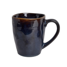 QX-IMPEX KFT IRIS kerámia bögre sötétkék 380ml (171173) bögrék, csészék