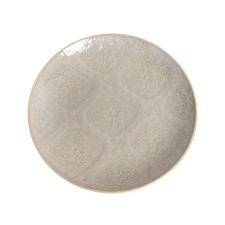 QX-IMPEX KFT IRIS kerámia tányér csempe homokszín 21,4x1,7cm (171183) tányér és evőeszköz